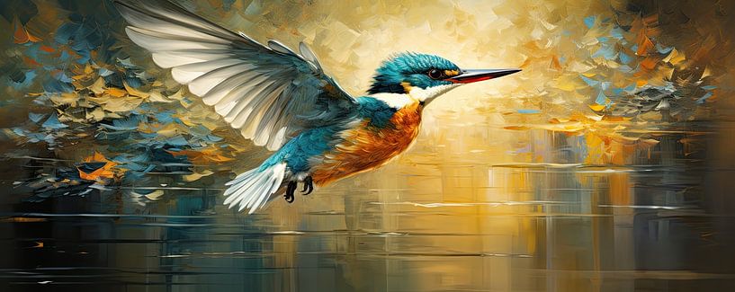 Painting Kingfishers by Eye catching paintings
