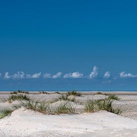 Strand Noordzee op Texel van Laurents ten Voorde
