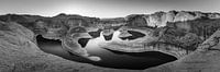 Reflection Canyon en noir et blanc par Henk Meijer Photography Aperçu