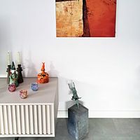 Kundenfoto: Warten auf der anderen Seite von ARTEO Gemälde, als ArtFrame