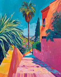 Südspanische Sonne - der Abstieg zum Meer von Roger VDB