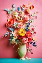 flowers in vase in pastel colours by Thea thumbnail