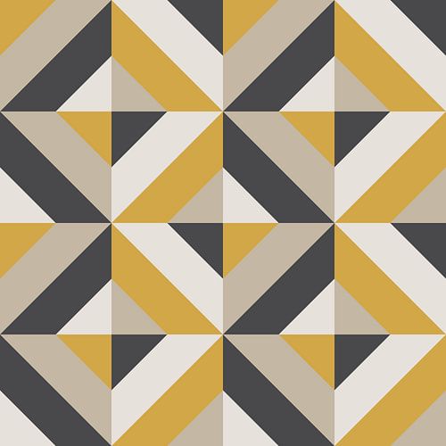 Abstract geometric shapes, retro style