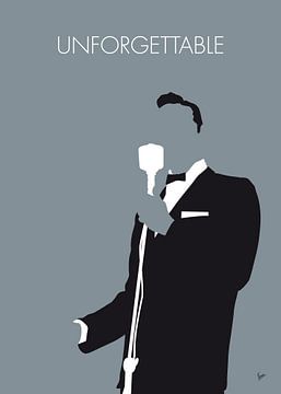 No247 MY Nat King Cole Minimal Music Poster von Chungkong Art