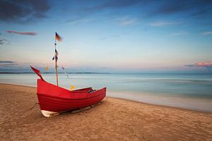 Fischerboot am Strand