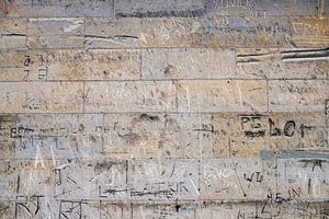 geschriebene Wand