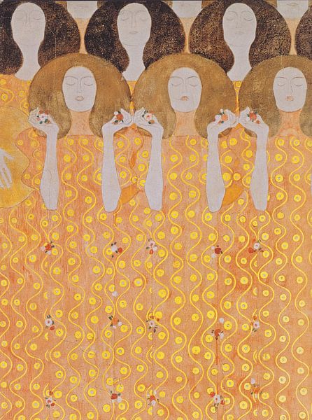 Gustav Klimt - Beethoven Frieze van Gisela- Art for You