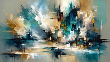 Vibrant Abstract: Hues of Emotion by Mike