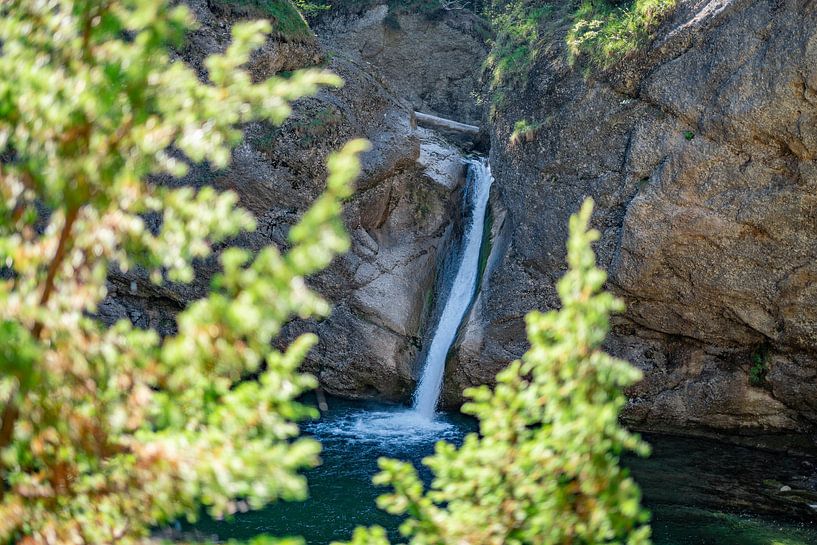 Buchenegger Wasserfall im Sommer von Leo Schindzielorz