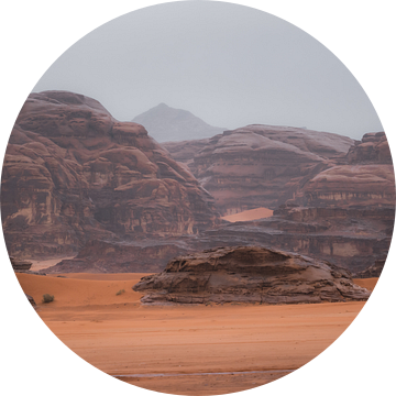 Landschap Wadi Rum Woestijn Jordanië I van fromkevin