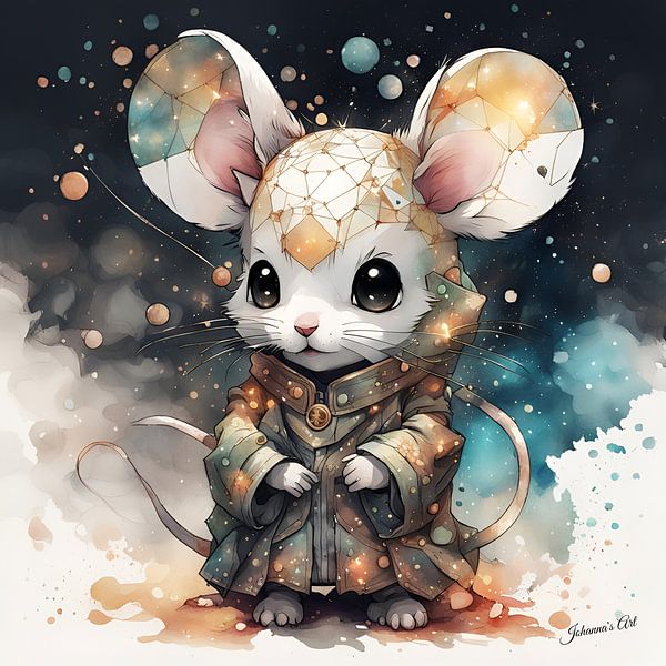 Chibi-Maus 5 von Johannas Art Creations