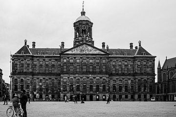 Koninklijk Paleis Amsterdam (zwart-wit) van By Odessa DC