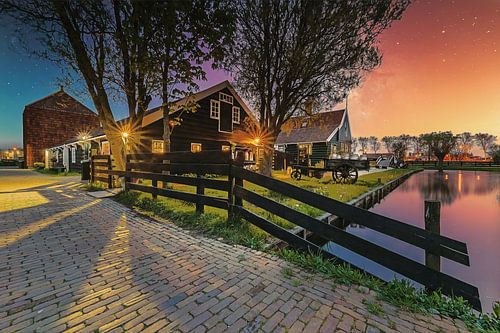 Zaanse Schans 6 oilpaint look