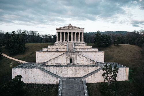 Walhalla Donaustauf near Regensburg on the Danube in Bavaria Ger