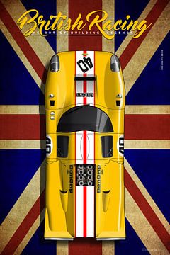 British Racing Lola T70 MKIIIB Nr. 40. van Theodor Decker