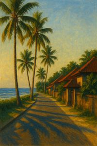 Küstenstraße auf Bali