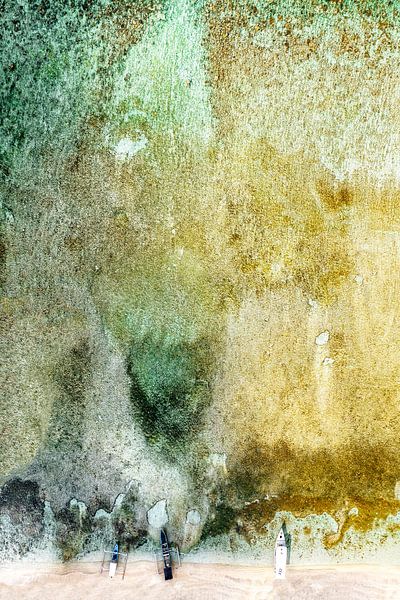 Aerial Summer - Golden reef by Philippe HUGONNARD