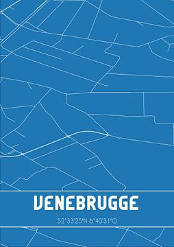 Blueprint | Map | Venebrugge (Overijssel) by Rezona