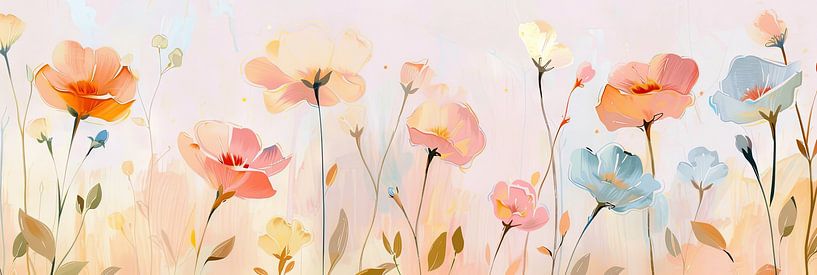 Frühlingsblumen Blumen von Poster Art Shop