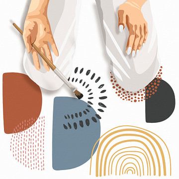 To Paint on Floors van Marja van den Hurk
