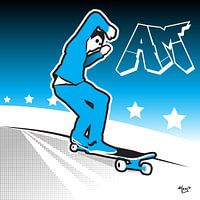 Dancing longboarder