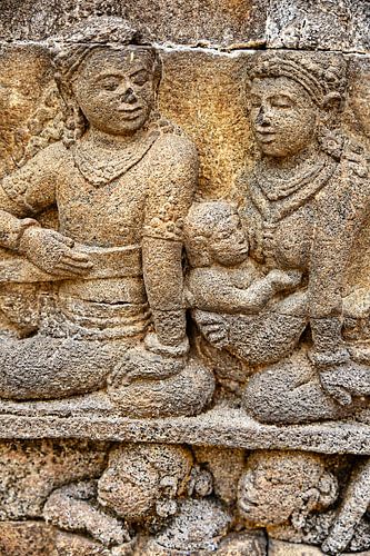 De heilige legendes van de Borobudur tempel