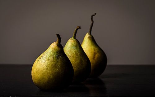 Three pears in a row