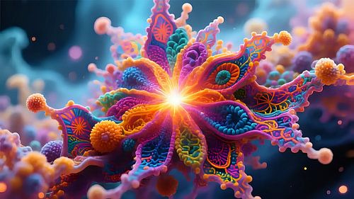 Uitstraling in pigmenten