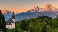 Maria Gern, Berchtesgaden, Bayern, Deutschland von Henk Meijer Photography Miniaturansicht