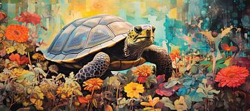 Schildkröte Kunstwerk | Schildkröte von Wunderbare Kunst