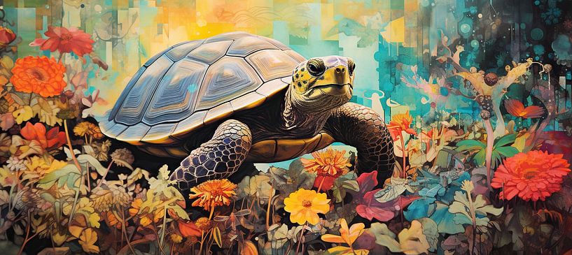 Turtle Artwork | Tortoise by Wonderful Art