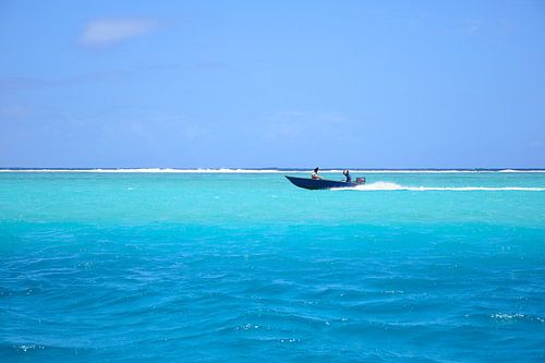Speeding on the lagoon