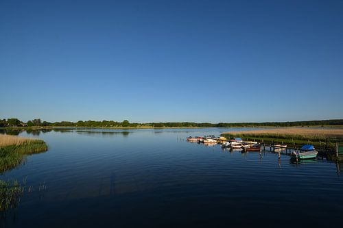 Vissersvaartuigen Wreecher See - Putbus op het eiland Rügen