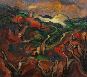 Josef Eberz - Straße nach Assisi (1920) von Peter Balan