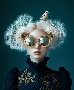 Der Vogel glaubte an Eleganz