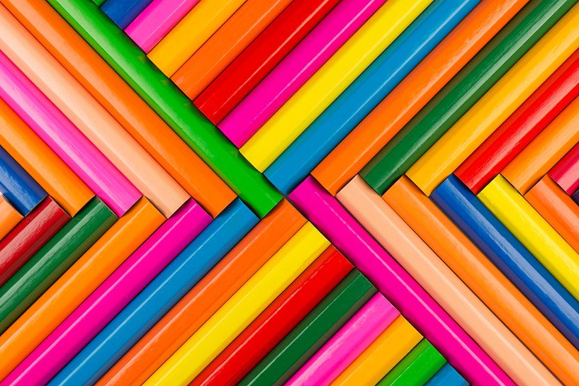 Kleurpotloden als achtergrond foto von Tonko Oosterink