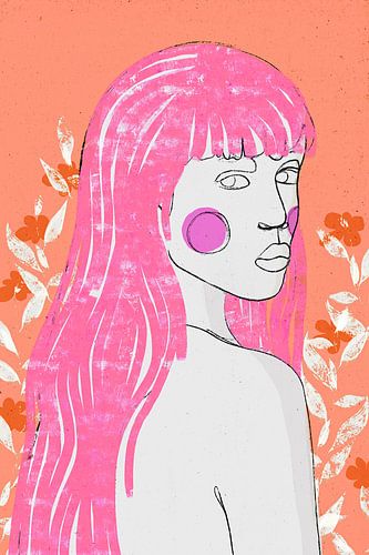 The Tulip Girl (Peach)