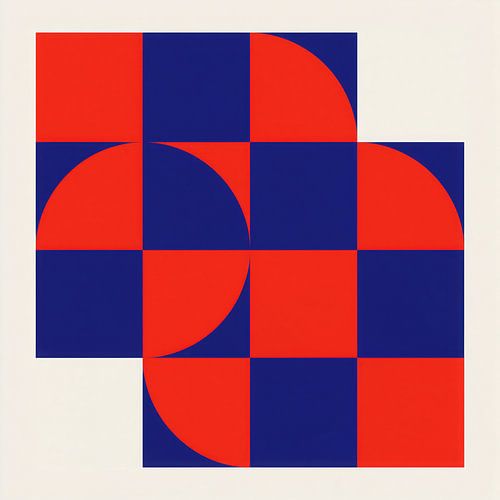 Bauhaus Circles and Squares | Abstract Geometry