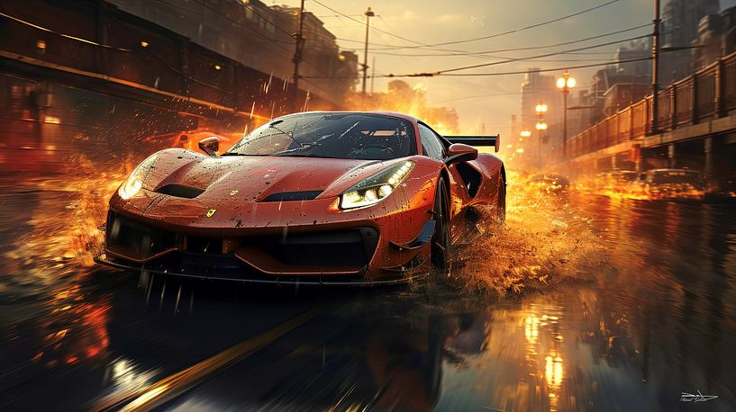 supercar by Gelissen Artworks