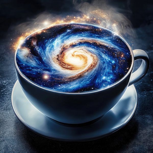 Cappuccino cosmique - Un univers dans votre tasse par Matthias Hauser