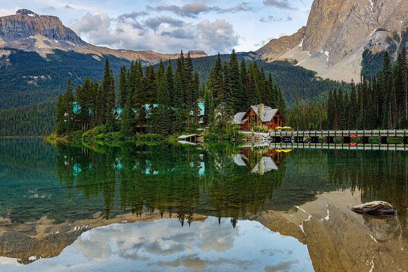 Lake Emerald in the Rocky Mountains by Roland Brack
