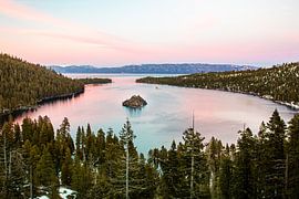South Lake Tahoe colourful sunrise - photo print - travel photography by LotsofLiekePrints