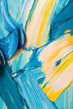 Colourful structure made from acrylic paint by Poster Art Shop