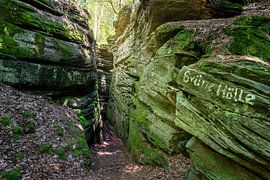 Felsenland dans le sud de l'Eifel, Rhénanie-Palatinat, Allemagne sur Alexander Ludwig