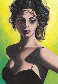 Mimosa sur Lucienne van Leijen