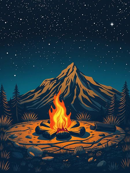 Campfire by Rizal Azhari