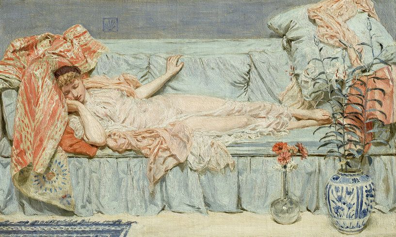 Albert Joseph Moore,Lys, 1886 par finemasterpiece