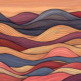 Wave pattern by Modern Collection