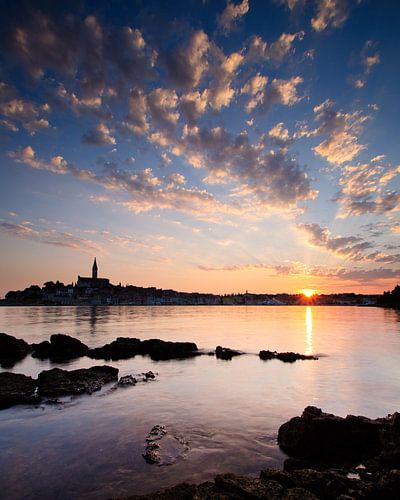 Sonnenaufgang in Rovinj, Kroatien