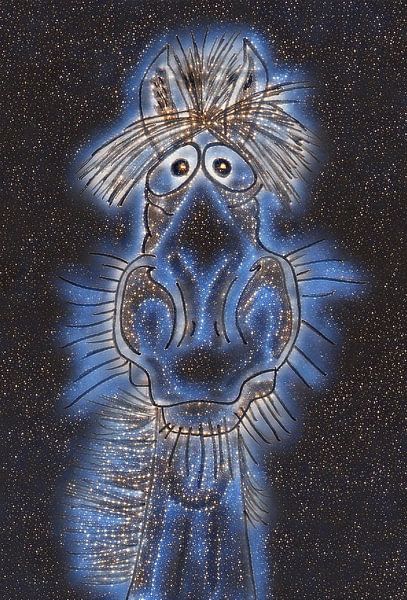 Pferdekopf ( Zeichnung ) von Jose Lok